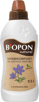 Bopon - Natural Vermikompost pro kvetoucí rostliny 500 ml BROS