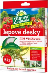 Zdravá zahrada - Lepové desky bílé (5 ks) venkovní