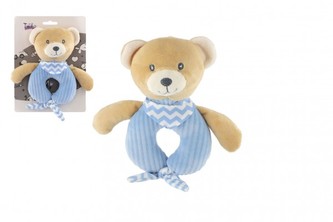 Chrastítko medvěd plyš