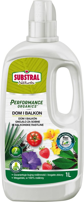 Substral tekutý Performance Organics - dům a balkón 1 l EVERGREEN