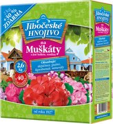 Jihočeské hnojivo - Muškáty 2kg + 30% zdarma