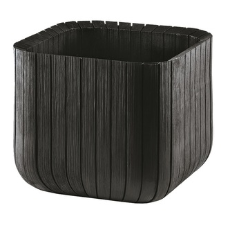Květináč Cube Planter antracit 29,5x29,5 cm