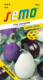 Lilek vejcoplodý - směs barev 30s - série PALETA
