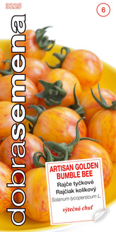 Dobrá semena Rajče tyč. - Artisan Golden Bumble Bee 10s