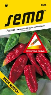 Paprika zel. pálivá - Naga Morich 15s  /SHU 1 050 000/