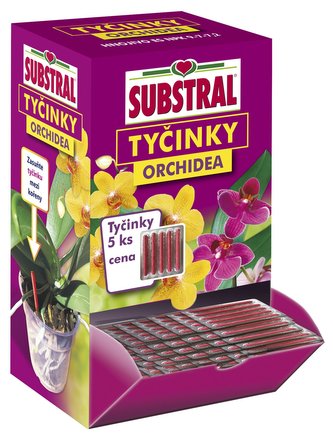 Tyčinky - Substral orchideje Box (100+6 blistrů á 5ks) EVERGREEN