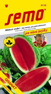 Meloun vodní - Granate F1 - oválný, žíhaný 6s - série JAZÝČKY