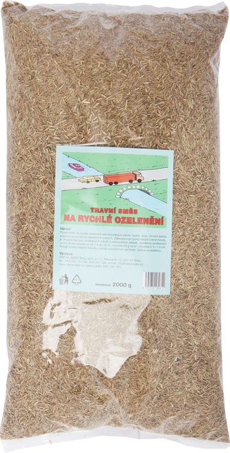 Travní směs - Rychlé ozelenění 2 kg Rosteto