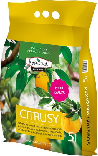 Substrát - Citrusy 5 l Raš.