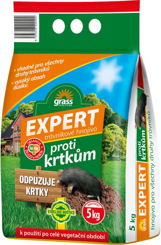 Hnojivo trávníkové - Expert proti krtkům 5kg