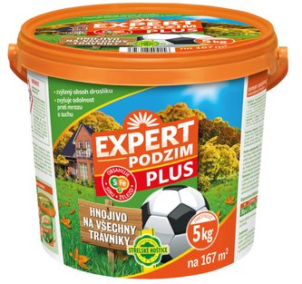 Hnojivo trávníkové - Expert podzim Plus 5 kg kbelík