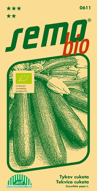 BIO Tykev cuketa - Startgreen F1 tm. zelená 10s