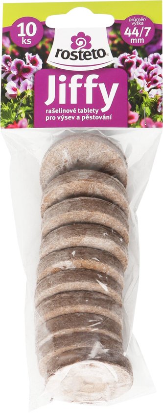 Jiffy Rosteto JP 44/7 síťka (10 ks)