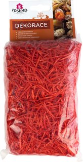 Dřevitá vlna Rosteto červená - 50 g