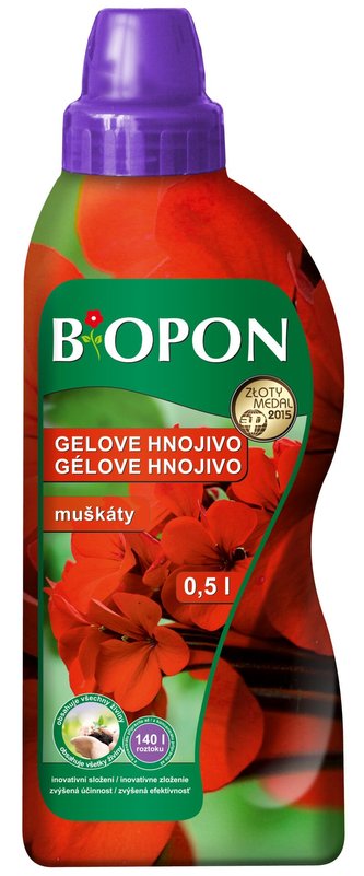 Bopon gelový - muškáty 500 ml BROS