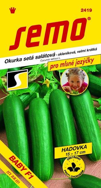 Okurka sklen. - Baby F1 kr 10s - série JAZÝČKY