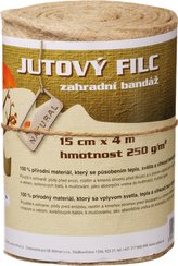 Jutový filc - zahradní bandáž 0,15 x 4 m