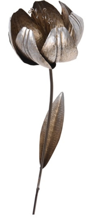 Kovová květina zlatá A