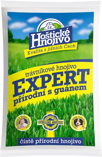 Hnojivo trávníkové - Expert přírodní s guánem 8 kg