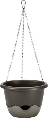 Květináč Mareta závěsný - antracit tmavý + světlý 30 cm