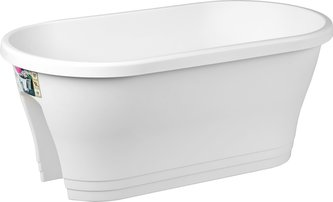 Truhlík Corsica Flower Bridge - white 60 cm