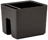 Truhlík samozavlažovací Berberis na zábradlí - antracit 30 cm