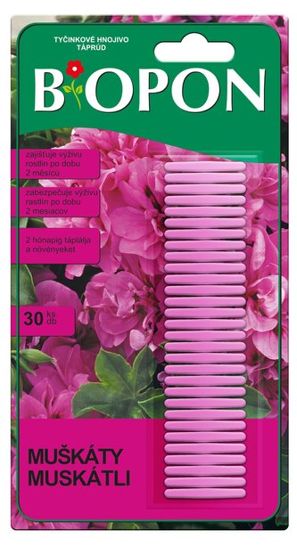 Tyčinky - Bopon muškáty 30 ks BROS