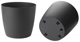 Obal EllaTwist 'n' Roll s kolečky - matná flitr antracit 30 cm