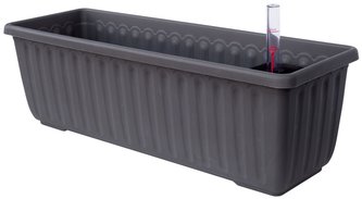 Truhlík samozavlažovací Siesta LUX - antracit 60 cm