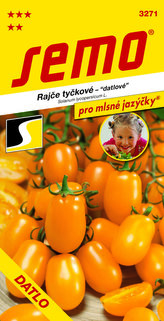 Rajče tyč. datlové - Datlo 30s - série JAZÝČKY