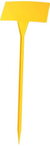 Jmenovka zapichovací SL 500 žlutá 53x16x10 cm lomená