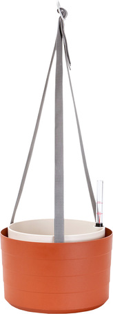 Žardina samozavlažovací trojzávěs Berberis - terakota + slonová kost 26 cm