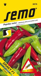 Paprika zel. pálivá F1 - Dráky F1 rychl,pole 15s  /SHU 1 000/