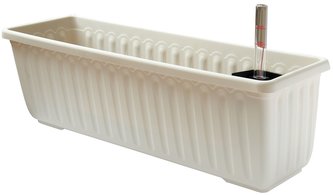 Truhlík samozavlažovací Siesta LUX - slonová kost 60 cm