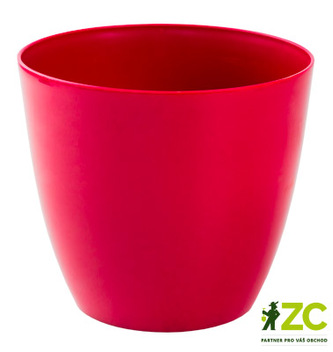 Obal Ella - lesklá červená 25 cm