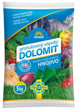 Vápenec dolomitický - 5 kg granulovaný