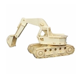 3D Dřevěné puzzle - Bagr 2