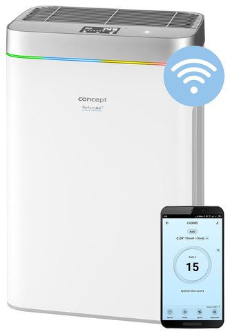 CA3000 Čistička vzduchu Perfect Air Smart se zvlhčovačem CA3000 Čistička vzduchu Perfect Air Smart se zvlhčovačem