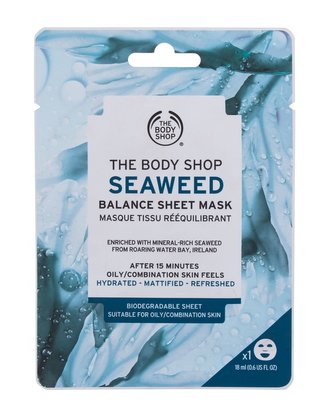 The Body Shop Seaweed Pleťová maska Balance Sheet Mask 18 ml pro ženy