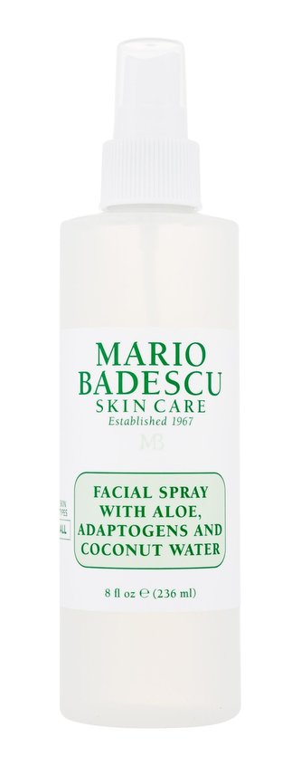 Mario Badescu Facial Spray Pleťová voda a sprej Aloe, Adaptogens and Coconut Water 236 ml pro ženy