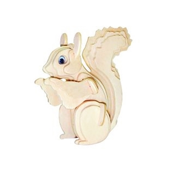 3D Dřevěné puzzle - Veverka