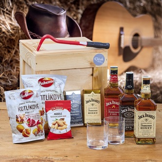 Bedna s páčidlem Jack Daniel's