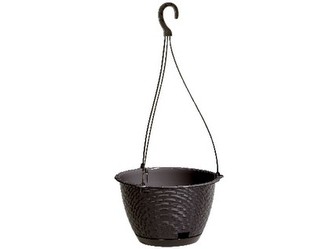 květináč RATOLLA ROUND 21,7 v.14,2cm,3,4l,HN tm. (440U) závěsný