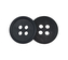 Knoflík - černý - prům. 15 mm