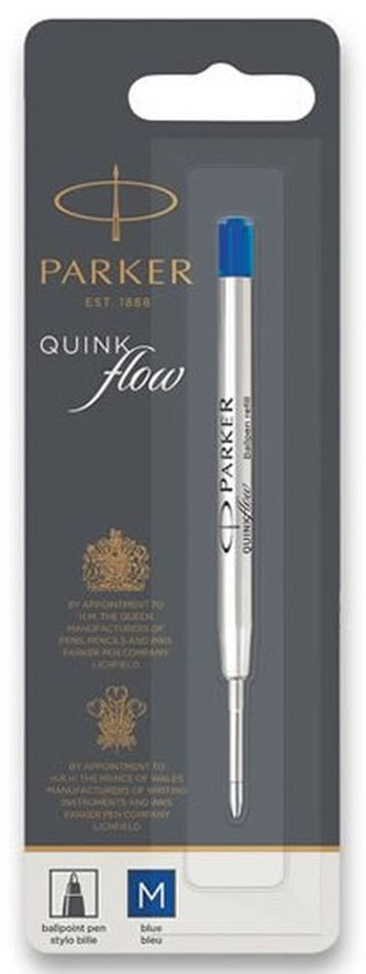 Náplň Parker QuinkFlow do kuličkové tužky modrá, M