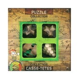 Sada 4 dřevěných hlavolamů junior