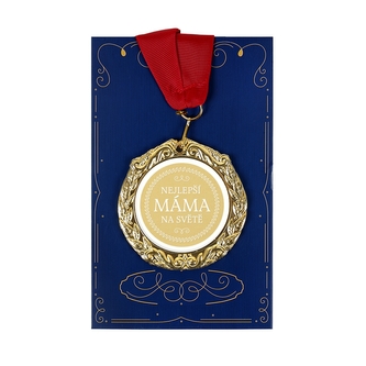 Přání s medailí - Nejlepší máma