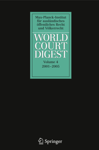 World Court Digest 2001 - 2005 World Court Digest 2001 - 2005