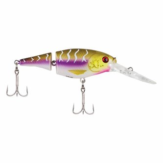 FLICKER SHAD JOINTED 7CM PURPLE TIGER