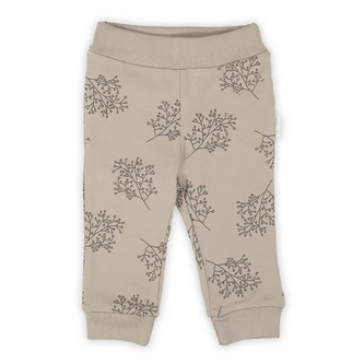 Kojenecké bavlněné tepláčky Nicol Ella béžové - velikost 80 (9-12m)